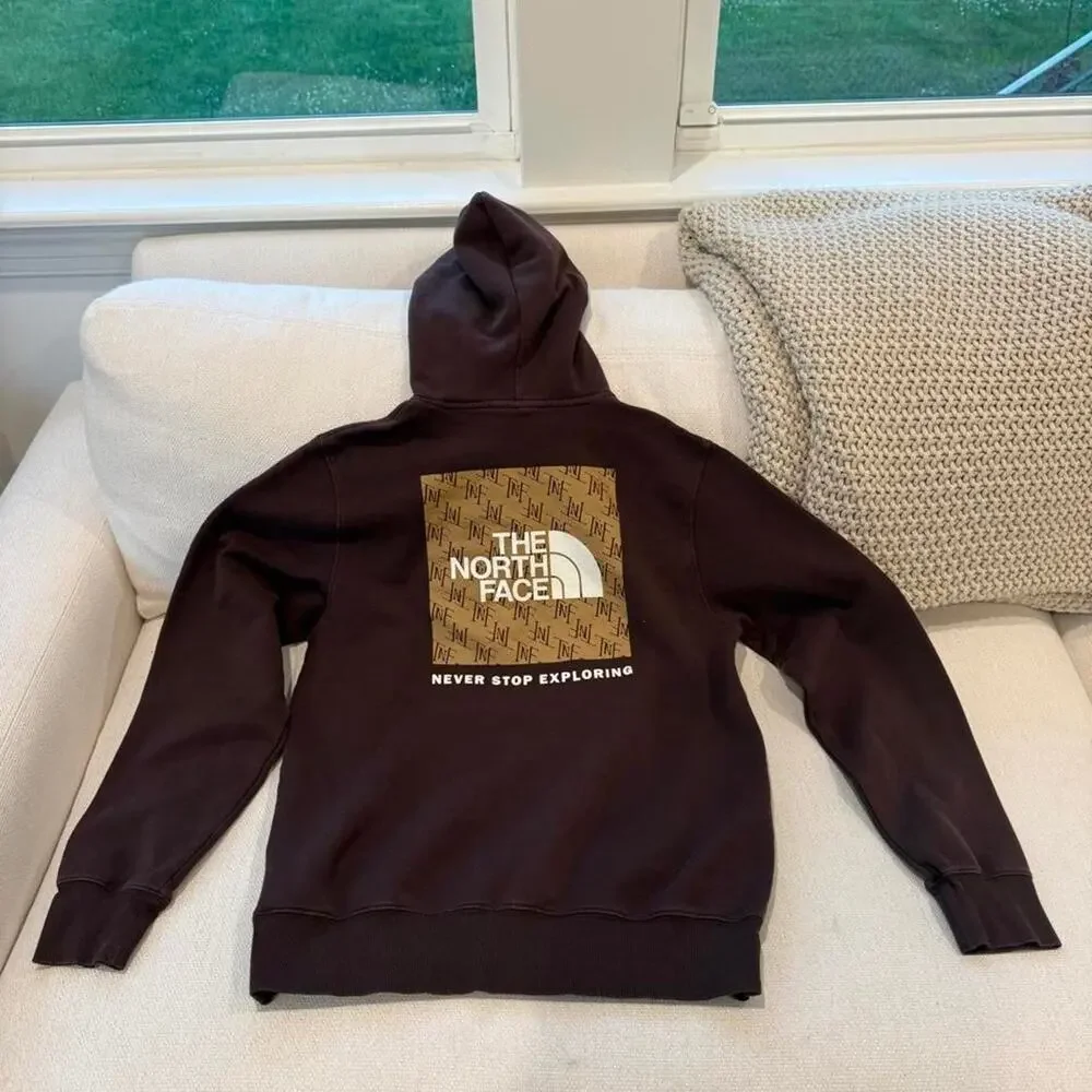 The north face brown hoodie
